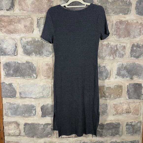 One Clothing Dress Woman's Large Cable Knit V Neck Lightweight Minimalist - Picture 5 of 11